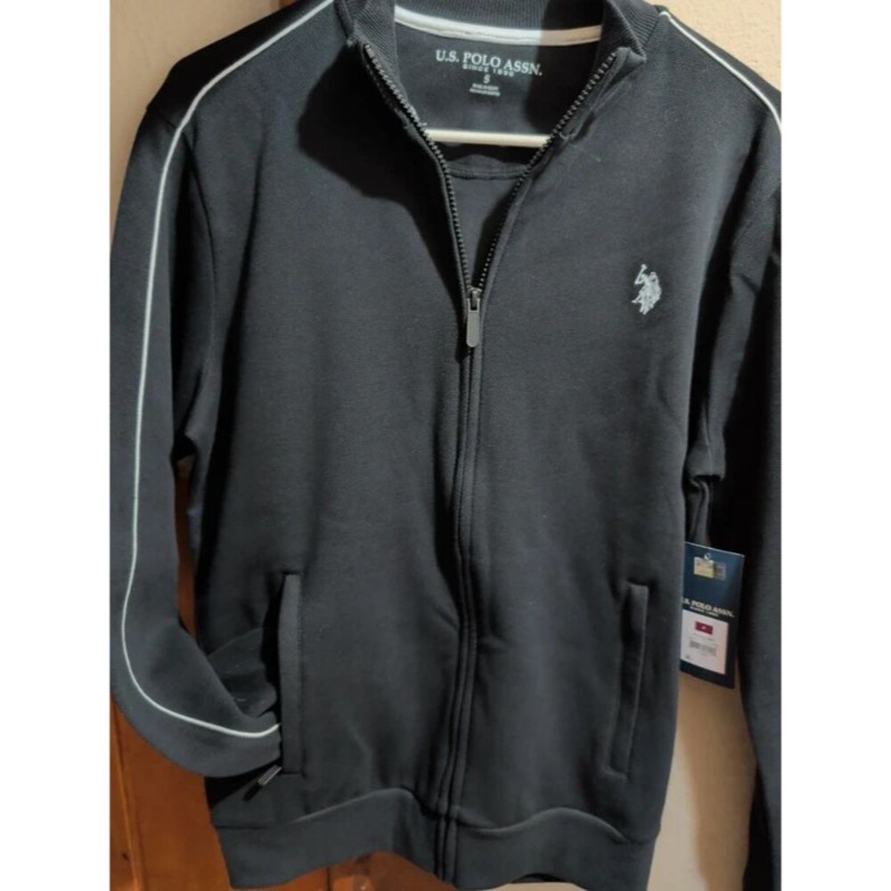 Us polo assn. Size small black sport track jacket